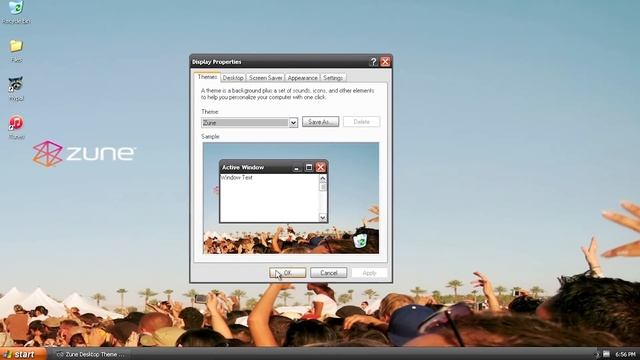 Microsoft's Zune Theme for Windows XP - Overview & Installation смотреть онлайн