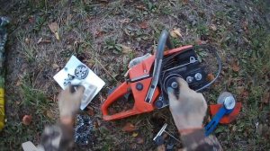 Насадка-болгарка на китайскую бензопилу