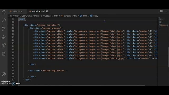 Swiper slider 3D touch responsive slide | HTML,CSS & Swiper.js | image slider смотреть онлайн