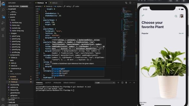 Plant App By Saydul Moon Dribbble To React Native Part #01 смотреть онлайн