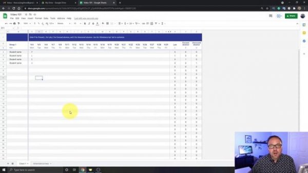 How To Use Google Sheets Attendance Template (Attendance Sheet Online)