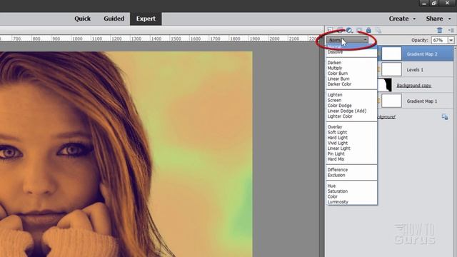 How You Can Do a High Color Portrait Effect Photoshop Elements Expert Mode Tutorial смотреть онлайн