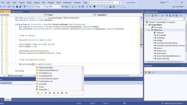 Curso :Programación Autocad- 18 Copiar objeto смотреть онлайн