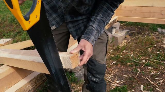 Project log cabin | Half way done - Timelapse смотреть онлайн