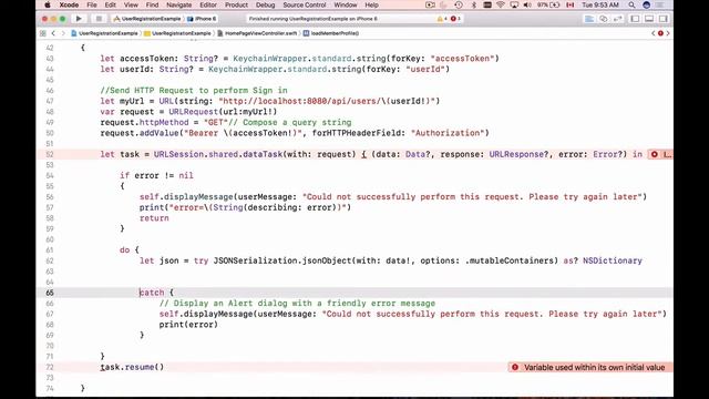 User Sign in, Sign up and Sign out in Swift - 15. User Access Token to Load User Profile смотреть онлайн