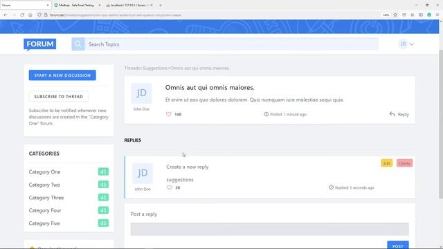 Create a forum with Laravel 8 | Add Mailtrap and some refactoring | Part 55 смотреть онлайн