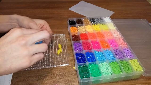 Термомозайка, Бусины Hama, Termomatika, beads. смотреть онлайн