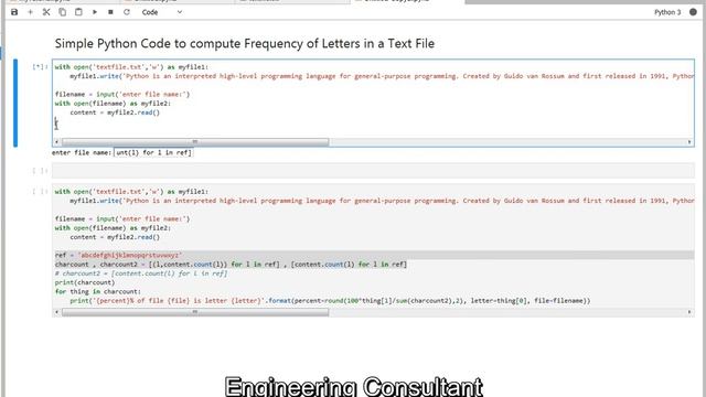 Python Example: How to Open, Read and Analyze a File in Jupyter Notebook смотреть онлайн