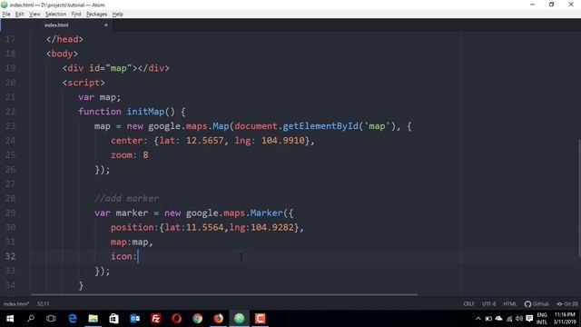 Set Mutli Locations on Map | Using Google Map JavaScript API смотреть онлайн