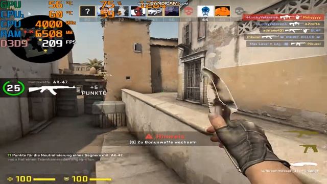 CS:GO Ryzen 5 2600 + RX 570 8GB смотреть онлайн