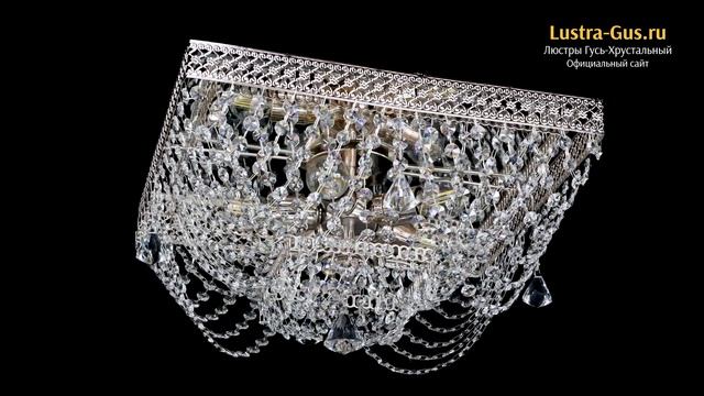 Хрустальная люстра «Квадрат Венеция №24» - Гусь-Хрустальный завод смотреть онлайн