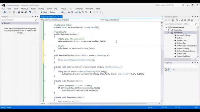 Textbox with Watermark смотреть онлайн