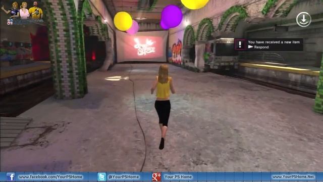 PlayStation Home Personal Space Tour - Drop Science Subway смотреть онлайн