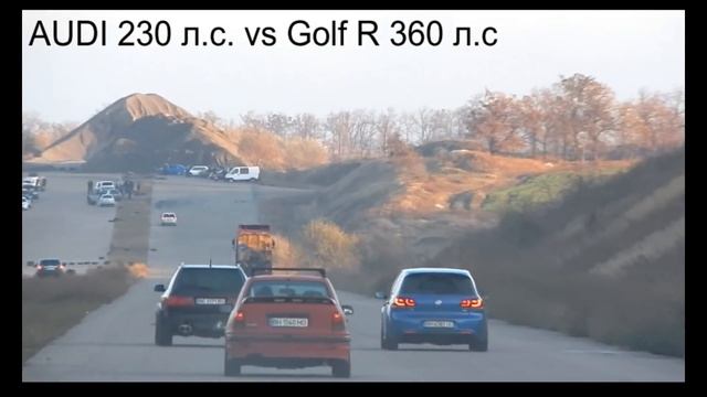 Достойные заезды vs Volkswagen Golf R !!! смотреть онлайн