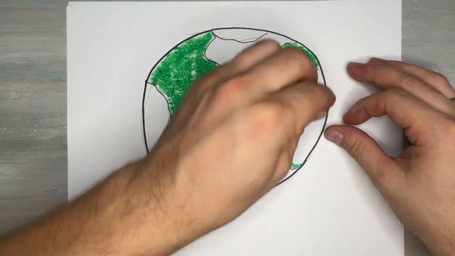 Как нарисовать Землю|Рисование для детей. смотреть онлайн