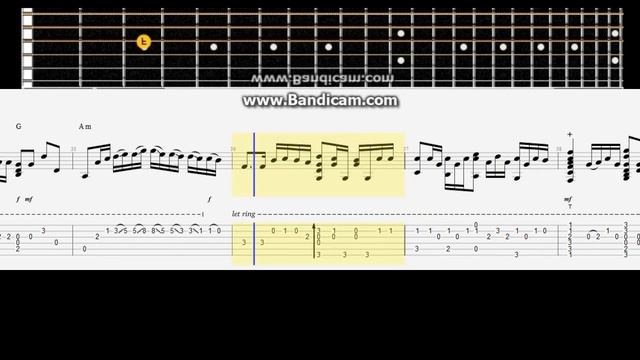 Guns N' Roses - Don't Cry # Acoustic tabs guitar lesson note смотреть онлайн