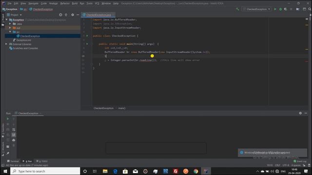 What is Exception handling in java? How to handle errors |Type of Exceptions | Checked Vs Unchecked смотреть онлайн
