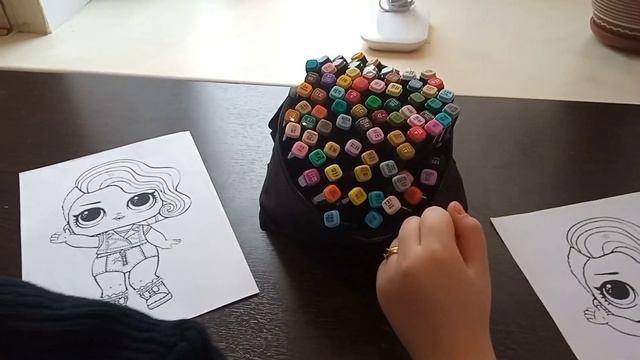 3,4... Раскрашиваем маркерами! смотреть онлайн