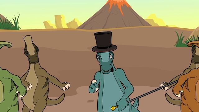 Parasaurolophus - Dinosaur Songs from Dinostory by Howdytoons S1E6 смотреть онлайн
