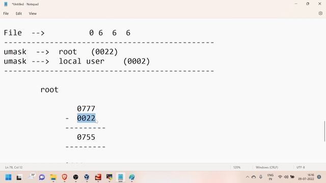 Day-5 Essential commands: chmod, chown , umask, Special permission in Linux OS (Explain in hindi) смотреть онлайн