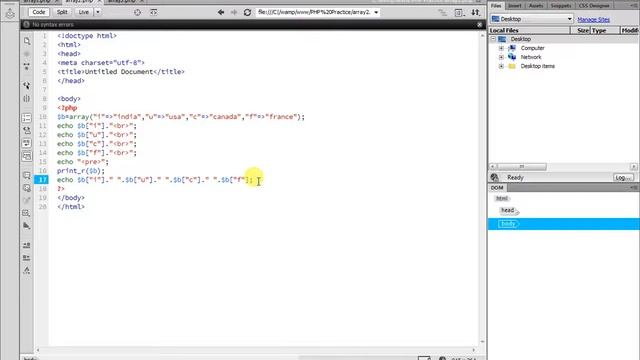 Lesson 11- PHP Arrays part 6 смотреть онлайн