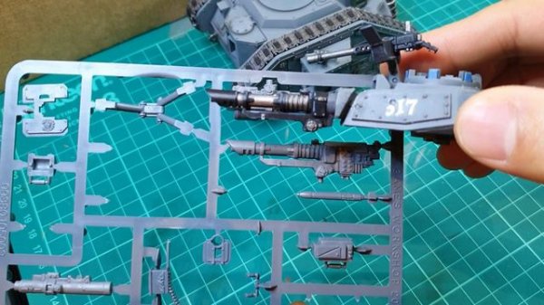 Kitbash tutorial -  Leman Russ Annihilator - Astra Militarum 40k conversion - twin Lascannons!