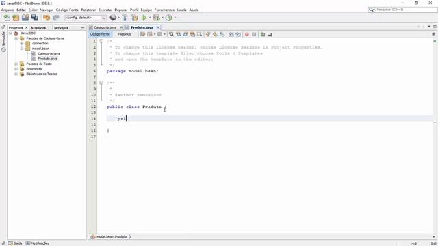 Java com Banco de Dados no Netbeans - #03 - Criando bean com composição смотреть онлайн