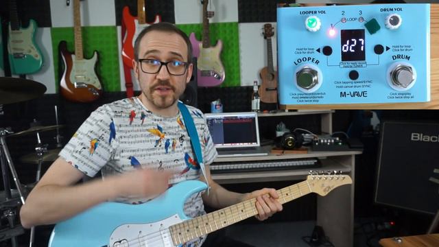 M-VAVE LOST TEMPO: Looper & automat perkusyjny & Tuner 3w1 смотреть онлайн