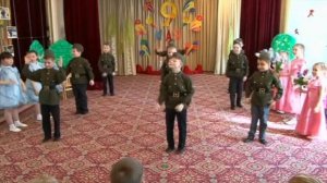 День Победы в подготовительной группе детского сада.