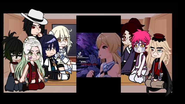 Demon Slayer Demons Reacts to Lumine 1/2 смотреть онлайн