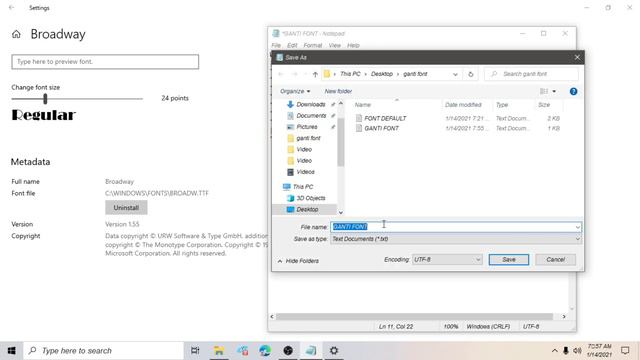 CARA MENGGANTI FONT DI WINDOWS 10 TERBARU смотреть онлайн