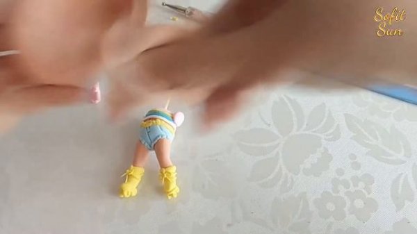 Лепим куклу Лол "Рассвет" из пластилина | Diy Sofit Sun