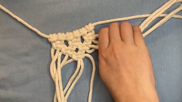 How to make a macrame garland- une guirlande en macramé- Makramee Girlande #birthday #diy #handmade смотреть онлайн