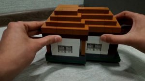 Небольшой дом из LEGO Minecraft для одного игрока / Обзор