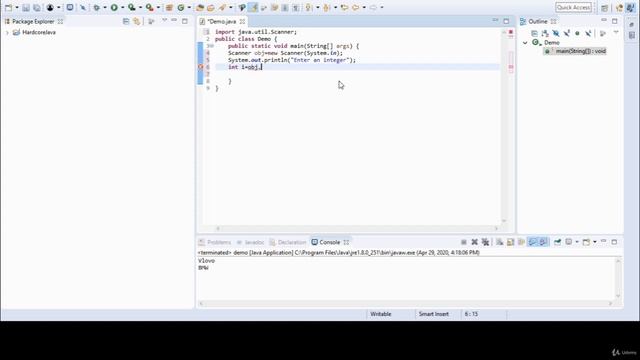 Hardcore Java With Android And SQL Applications -Module 1 How to take input from users Part _8 смотреть онлайн