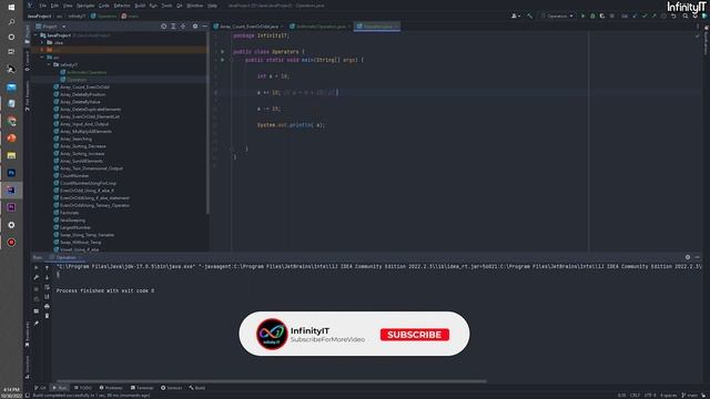 Java   Basic Operators (Part 10) Assignment Operator||Burmese Tutorials @Infinity_IT_Channel_Vlog