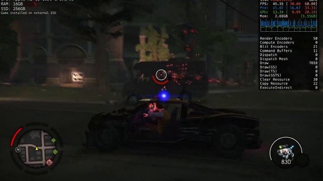 Saints Row IV on Apple MacBook Air M2 (2022) - Game Porting Toolkit смотреть онлайн