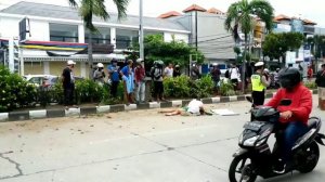 На мотоцикле разбилась Настя Тропицель, видео с место проишествия