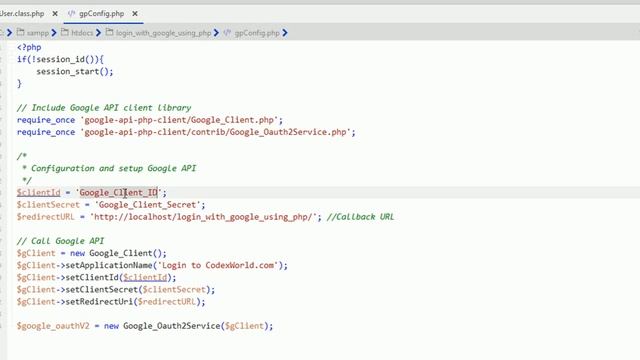 Login with Google Account using PHP смотреть онлайн