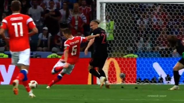 Первый гол Россия-Хорватия