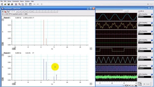 Spectrum FFT Fast Fourier transform, Data Recorder смотреть онлайн
