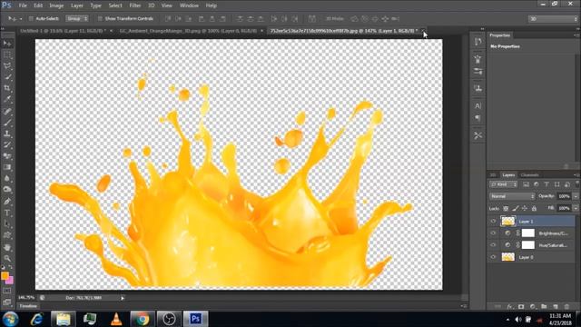 How to design Juicy Mangoes Poster Flyer | Photoshop Tutorial CC | Pix Club смотреть онлайн