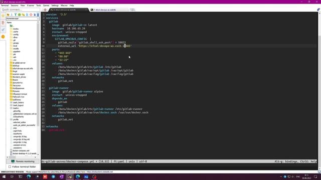 Установка Gitlab в Docker Compose смотреть онлайн