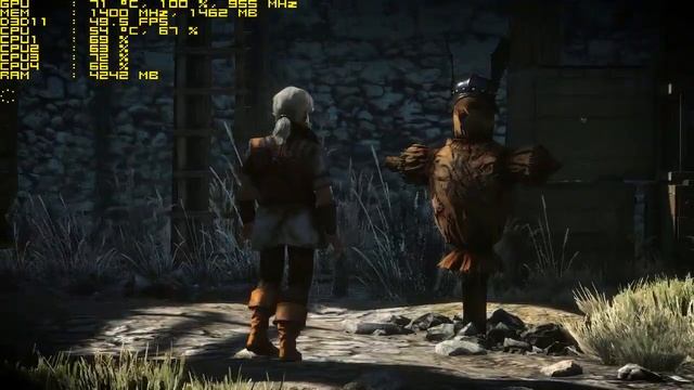 The witcher 3 R9 270 + i3 2120 FPS TEST смотреть онлайн