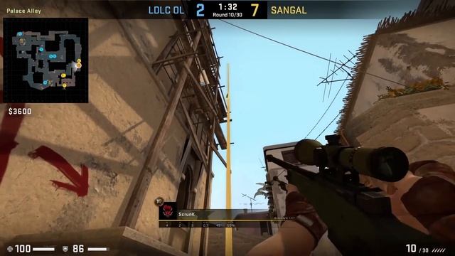 ScrunK Mirage A Smokes (CS:GO TIPS) смотреть онлайн