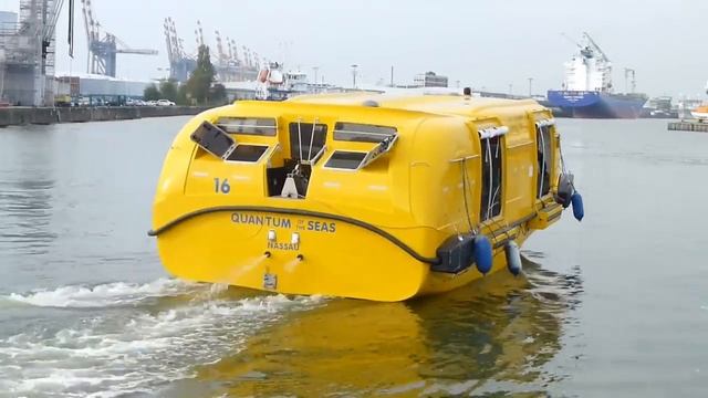 QUANTUM OF THE SEAS - EMERGENCY CASE - LIFEBOAT TEST - RETTUNGSOOT IM TEST смотреть онлайн