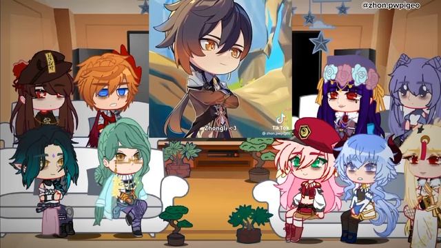 Liyue React To Zhongli •||1/1||• (guili, Zhonchi)