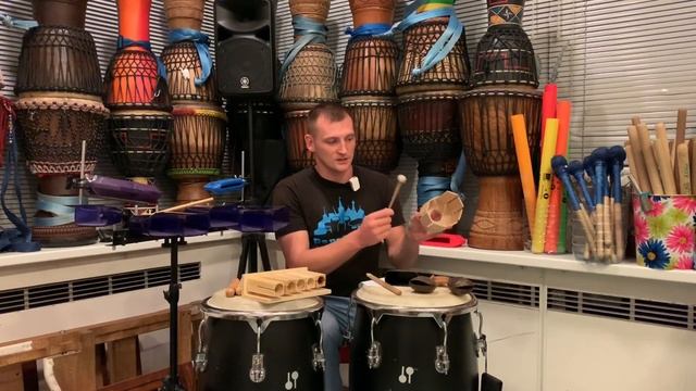 47 перкуссионных инструментов. Выпуск 4 (из 6). "Стучалочки". смотреть онлайн