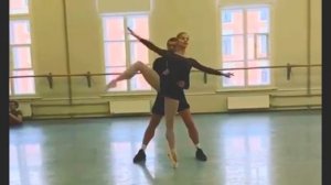 Николай Цискаридзе Танцует Со Своей Ученицей