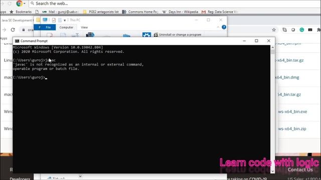 Java Programming Tutorial - 1 - Installing the JDK and Environment Variables set up || Java Basics смотреть онлайн